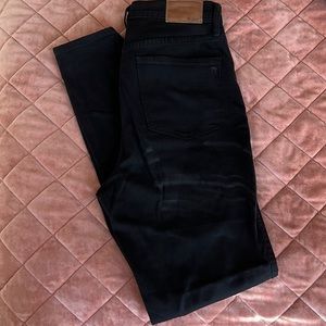 Madewell 10" High-Rise Black Skinny Jeans